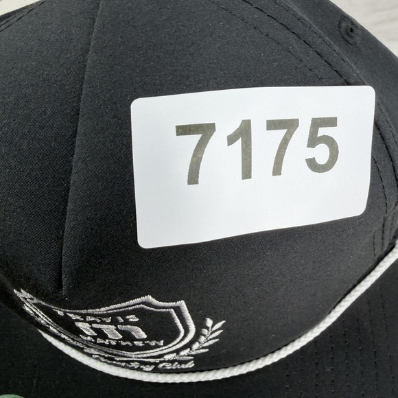 Travis Mathew Hat Cap Snap Back Black Country Club Rope Crest Mens One Size - Picture 14 of 14